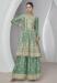 Picture of Elegant Silk Dark Sea Green Readymade Salwar Kameez