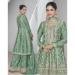 Picture of Elegant Silk Dark Sea Green Readymade Salwar Kameez