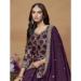 Picture of Superb Chiffon Brown Anarkali Salwar Kameez