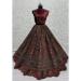 Picture of Exquisite Chiffon Maroon Lehenga Choli