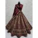 Picture of Amazing Chiffon Maroon Lehenga Choli