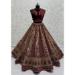 Picture of Amazing Chiffon Maroon Lehenga Choli