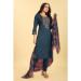 Picture of Ideal Silk Dark Slate Grey Readymade Salwar Kameez