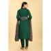 Picture of Comely Silk Sea Green Readymade Salwar Kameez