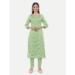 Picture of Pleasing Silk Dark Sea Green Readymade Salwar Kameez