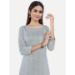 Picture of Silk Light Slate Grey Readymade Salwar Kameez