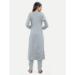 Picture of Silk Light Slate Grey Readymade Salwar Kameez