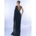 Picture of Excellent Chiffon & Satin Midnight Blue Saree