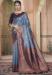 Picture of Resplendent Silk Steel Blue Saree