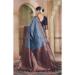 Picture of Resplendent Silk Steel Blue Saree