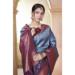 Picture of Good Looking Silk Grey Saree