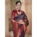 Picture of Graceful Silk Dark Slate Grey Saree