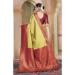 Picture of Ravishing Silk Dark Khaki Saree