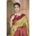 Picture of Ravishing Silk Dark Khaki Saree