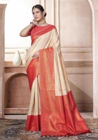 Picture of Sightly Silk Tan Saree