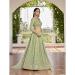 Picture of Beautiful Georgette Dark Sea Green Lehenga Choli