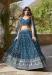 Picture of Charming Net Steel Blue Lehenga Choli