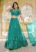 Picture of Excellent Net Dark Cyan Lehenga Choli