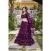 Picture of Fascinating Net Purple Lehenga Choli