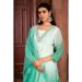 Picture of Organza Light Steel Blue Readymade Salwar Kameez