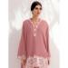 Picture of Bewitching Chiffon Rosy Brown Kurtis & Tunic