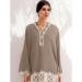 Picture of Magnificent Chiffon Dim Gray Kurtis & Tunic