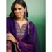 Picture of Admirable Chiffon Purple Readymade Salwar Kameez