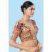 Picture of Delightful Silk Light Coral Designer Blouse