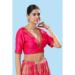 Picture of Taking Silk Deep Pink Designer Blouse