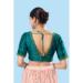 Picture of Marvelous Silk Dark Cyan Designer Blouse