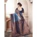 Picture of Sublime Silk Dark Slate Grey Saree