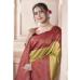 Picture of Sightly Silk Dark Khaki Saree