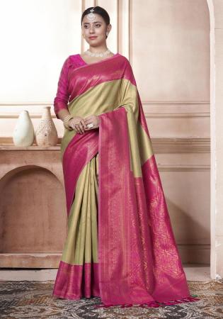 Picture of Exquisite Silk Medium Sea Green Saree