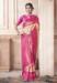 Picture of Stunning Silk Pale Golden Rod Saree