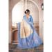 Picture of Exquisite Silk Light Steel Blue Saree