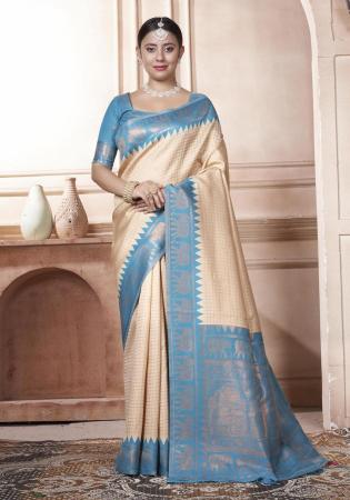 Picture of Fascinating Silk Linen Saree