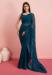 Picture of Pleasing Georgette Navy Blue Saree