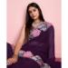 Picture of Graceful Georgette Purple Saree