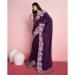 Picture of Graceful Georgette Purple Saree