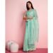 Picture of Appealing Net Dark Sea Green Saree