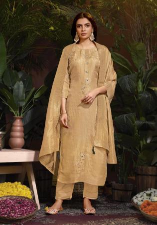 Picture of Splendid Chiffon Beige Readymade Salwar Kameez