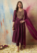 Picture of Cotton & Silk Brown Readymade Salwar Kameez