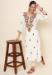 Picture of Wonderful Rayon White Kurtis & Tunic