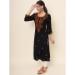 Picture of Wonderful Rayon Black Kurtis & Tunic