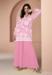 Picture of Georgette Rosy Brown Straight Cut Salwar Kameez