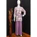 Picture of Georgette Rosy Brown Straight Cut Salwar Kameez