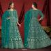 Picture of Wonderful Georgette Teal Anarkali Salwar Kameez