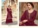 Picture of Georgette Saddle Brown Straight Cut Salwar Kameez