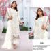 Picture of Pretty Georgette White Straight Cut Salwar Kameez