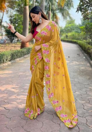 Picture of Graceful Organza Sienna Saree